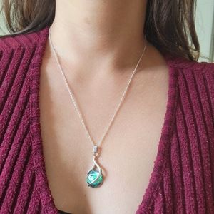 New Stunning Abalone Necklace